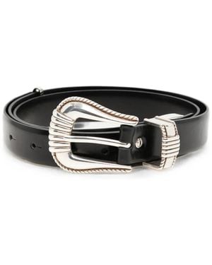 Toga Gürtel Mit Western-Schnalle - Schwarz