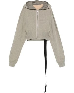 Rick Owens Hoodie Met Ritssluiting - Wit