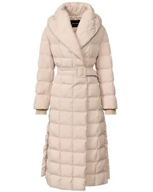 Fabiana Filippi Quilted Belted Coat - Natural