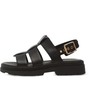 Clarks Orinoco3 Cage-Strap Chunky Sandals - Black