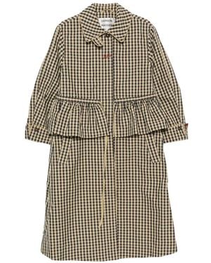 Damson Madder Myrtle Trench Coat - Natural