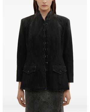 Olivier Theyskens Denim Blazer - Black