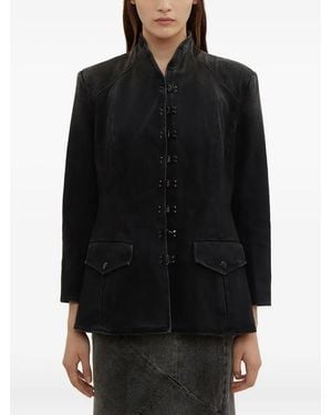 Olivier Theyskens Blazer vaquero - Negro