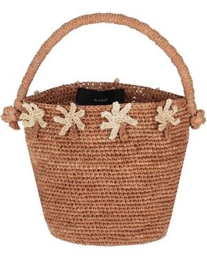 Alanui Shadow Of The Palm Palm-Tree Appliqué Beach Bag - Brown