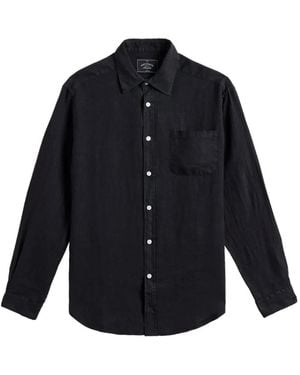 Portuguese Flannel Chest-Pocket Shirt - Blue