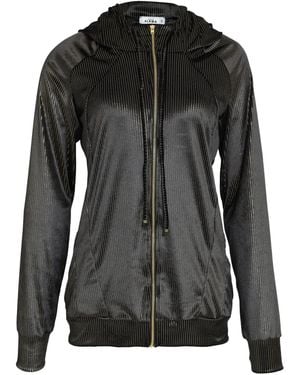 Amir Slama Zipped Drawstring Jacket - Black