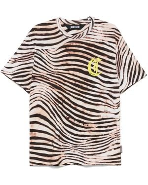 Just Cavalli モノグラム Tシャツ - ホワイト