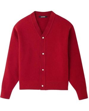 Jacquemus Doppio Cardigan - Red