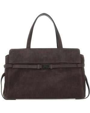 Mandelli Sac Cabas Greta En Daim - Noir