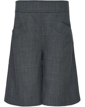 Ganni Short Chiné - Gray