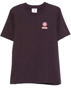 CASABLANCA Logo T-Shirt - Purple