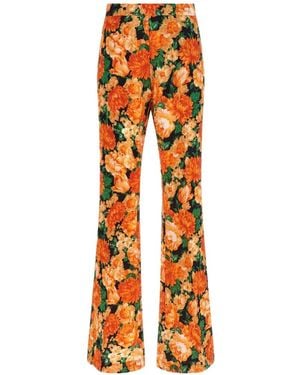 Pinko Ares Flared Trousers - Orange