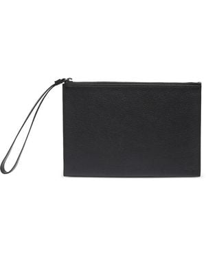 Lancel Leon Ipad-Mini Leather Pouch - Black