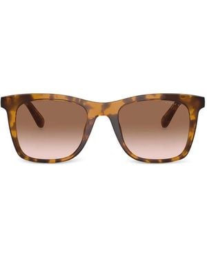 COACH Tortoiseshell-Effect Square-Frame Sunglasses - Pink