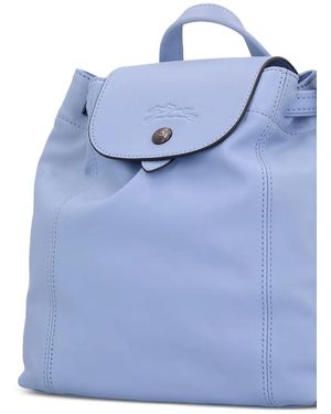 Longchamp Le Pliage Cuir Flap Backpack - ブルー