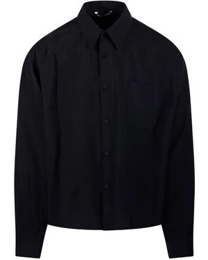 Hevò Pocket Button Shirt - Black