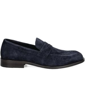 BOSS Penny-Loafer Aus Wildleder - Blau