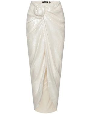 ROTATE BIRGER CHRISTENSEN Jupe À Sequins - White