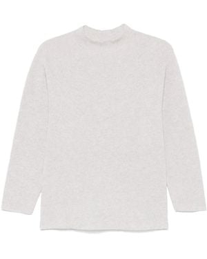 Le Tricot Perugia リブニット セーター - ホワイト