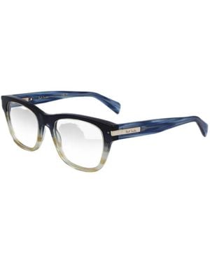 Paul Smith Square-Frame Glasses - Blue