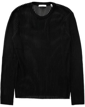 Helmut Lang Crew-neck Long Sleeve T-shirt - ブラック
