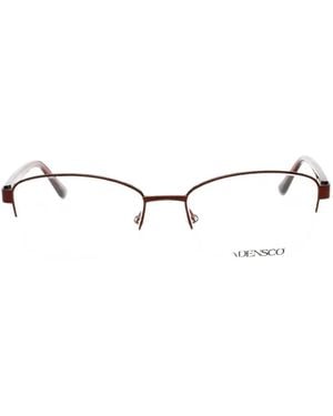 Adensco Cat-Eye Half-Rim Glasses - White