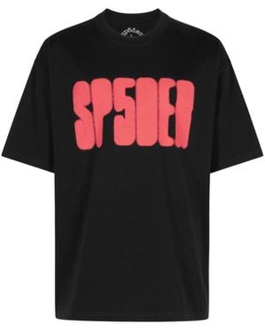 Sp5der Focused Logo T-Shirt - Black