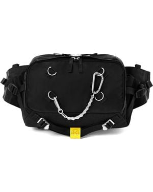 Porter-Yoshida and Co Chain-Detail Shoulder Bag - Black