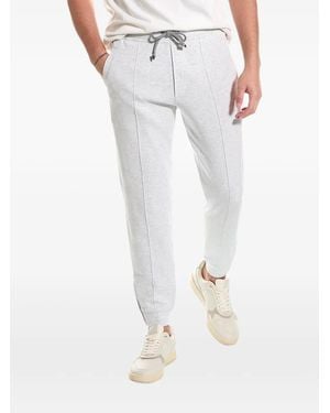 Brunello Cucinelli Pantalon De Jogging À Lien De Resserrage - Grey