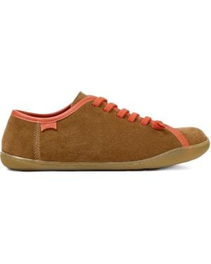 Camper Suede Lace-Up Sneakers - Brown
