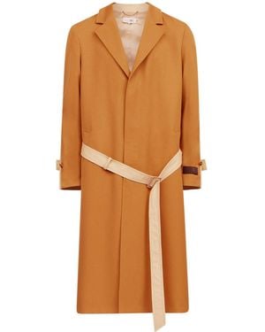 MM6 by Maison Martin Margiela Two-Tone Coat - Orange