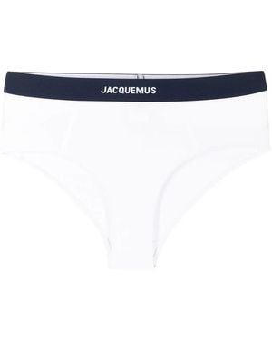 Jacquemus Bragas La Culotte Con Logo - Azul