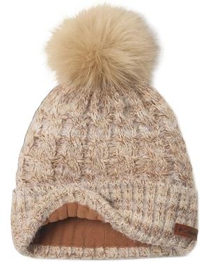 Columbia Winter Blur Ii Pom-Pom Beanie Hat - Natural