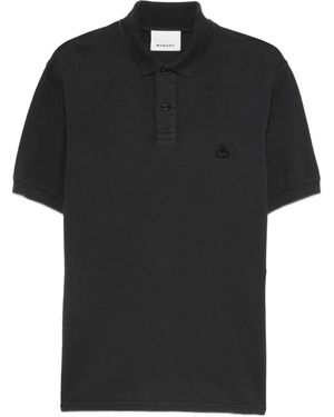 Isabel Marant Polo À Logo Brodé - Noir
