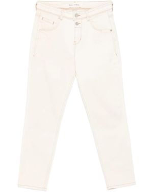 Marc O' Polo Button-Detail Trousers - White