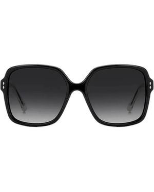 Isabel Marant Logo-Engraved Sunglasses - Black