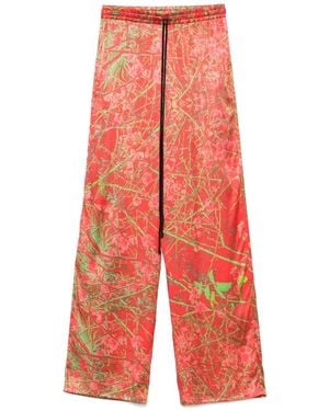 BARBARA BOLOGNA Printed Pants - Red