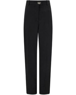 Ferragamo Buckle-Fastening Tailored Trousers - Black