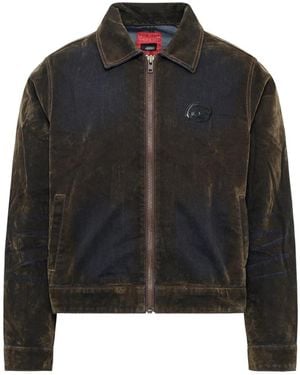 Kidsuper Veste Floquée À Patch Logo - Black