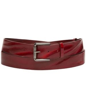 Max Mara Cintura Con Fibbia Squadrata - Rosso