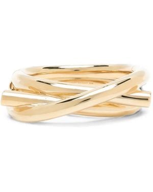 Ferragamo Twisted Gancini Cuff Bracelet - Metallic