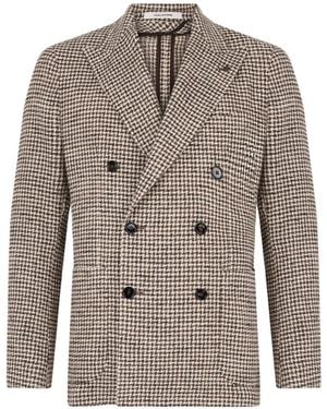 Tagliatore Double-Breasted Blazer - Grey