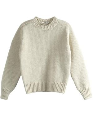 AURALEE Pull À Col Rond - White