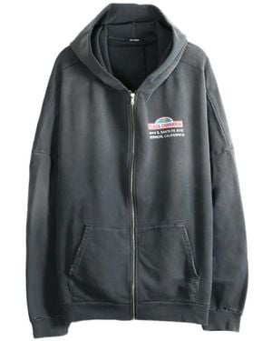 Willy Chavarria Hoodie Zippé À Logo Imprimé - Black