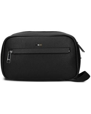 BOSS Zip-Around Wash Bag - Black