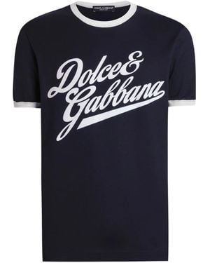 Dolce & Gabbana ロゴ Tシャツ - ブルー