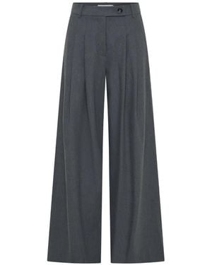 Anna Quan Luka Pleated Trousers - Blue