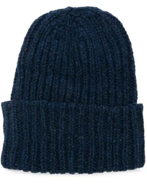 Baserange Gerippte Beanie - Blau