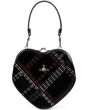 Vivienne Westwood Belle Heart Frame Purse Tote Bag - Black