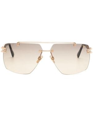Cazal 9107 Oversize-Frame Sunglasses - Natural